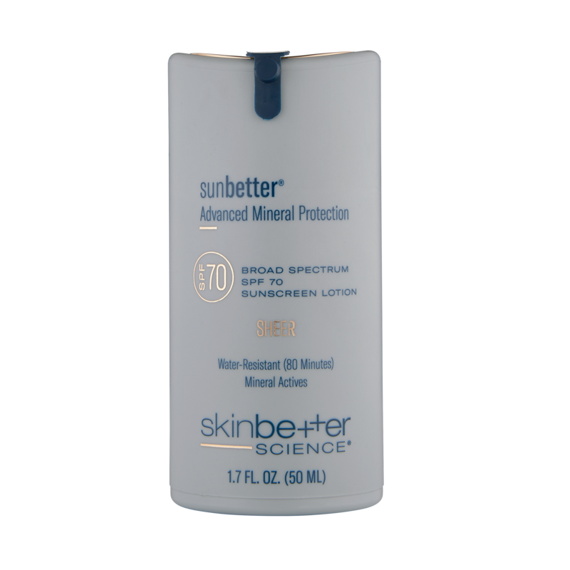 sunbetter SHEER SPF 70 Lotion at Contours in Lakewood