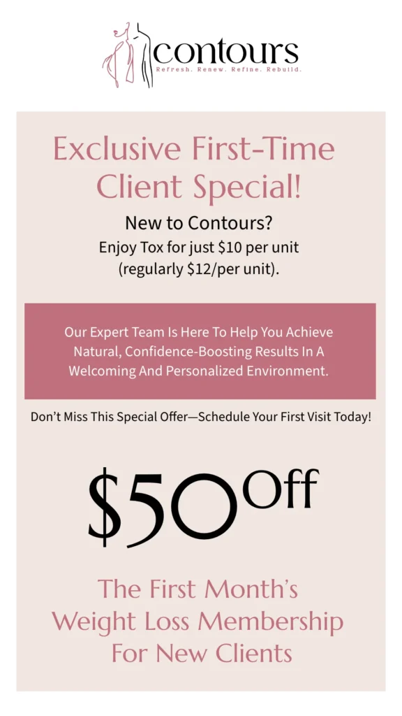 Exclusive First Time Client Special at Contours in Lakewood